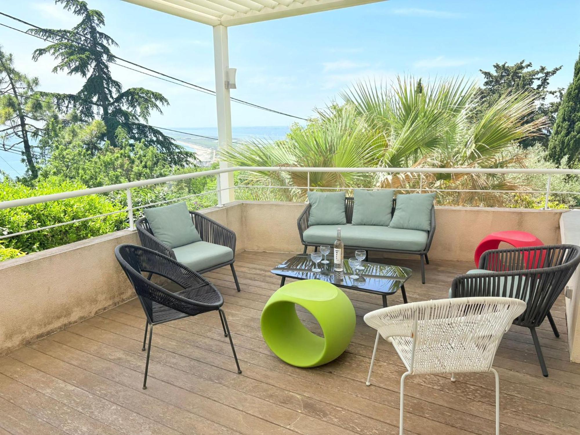 Atlantide - Somptueuse Villa Classee 4 Etoiles - Saint-Clair - Vue Exceptionnelle - Piscine Sète Extérieur photo